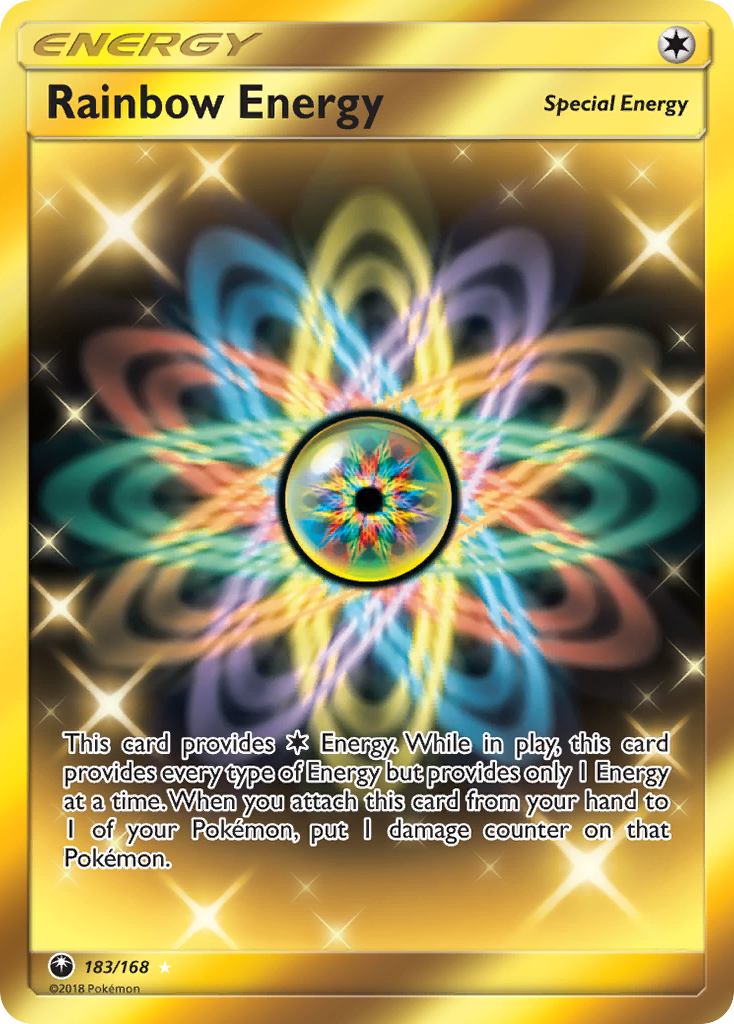 Rainbow Energy (183/168) [Sun & Moon: Celestial Storm] | Exor Games New Glasgow