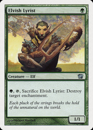 Elvish Lyrist [Eighth Edition] | Exor Games New Glasgow