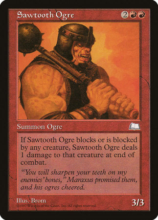 Sawtooth Ogre [Weatherlight] | Exor Games New Glasgow