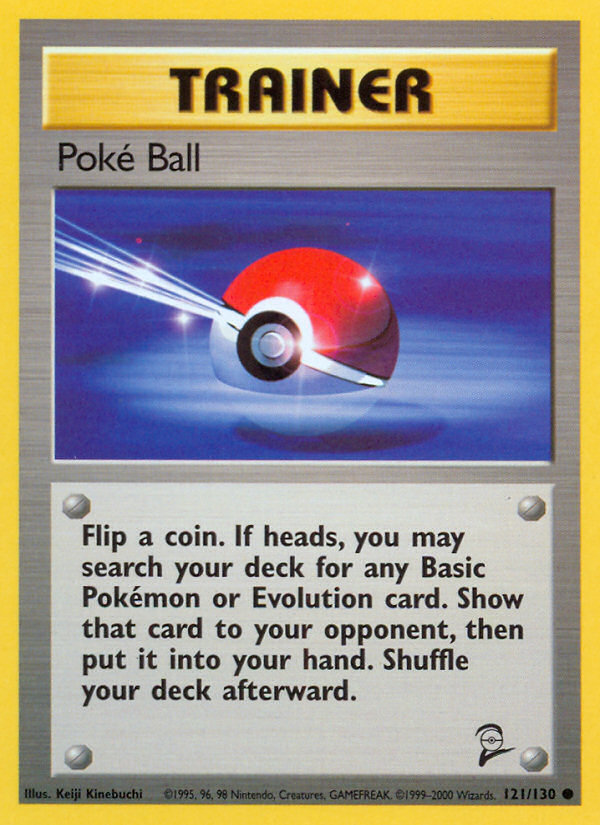 Poke Ball (121/130) [Base Set 2] | Exor Games New Glasgow