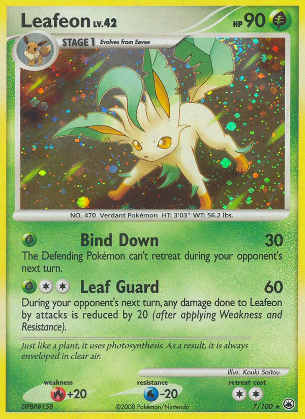 Leafeon (7/100) [Diamond & Pearl: Majestic Dawn] | Exor Games New Glasgow