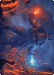 Aegar, the Freezing Flame Art Card [Kaldheim: Art Series] | Exor Games New Glasgow