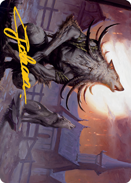 Lord of the Ulvenwald Art Card (Gold-Stamped Signature) [Innistrad: Midnight Hunt Art Series] | Exor Games New Glasgow