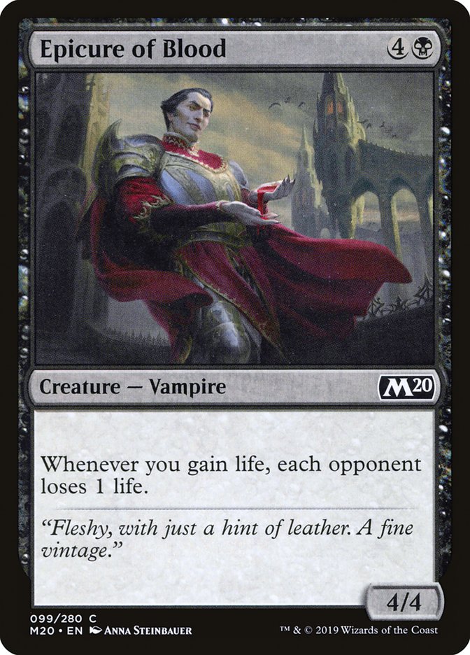 Epicure of Blood [Core Set 2020] | Exor Games New Glasgow