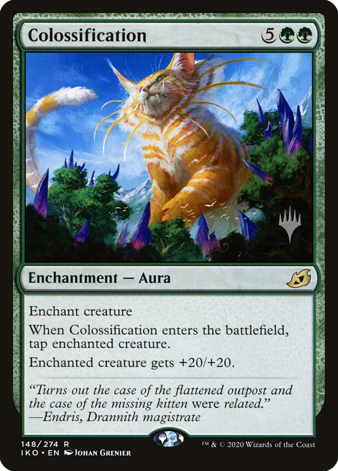 Colossification (Promo Pack) [Ikoria: Lair of Behemoths Promos] | Exor Games New Glasgow