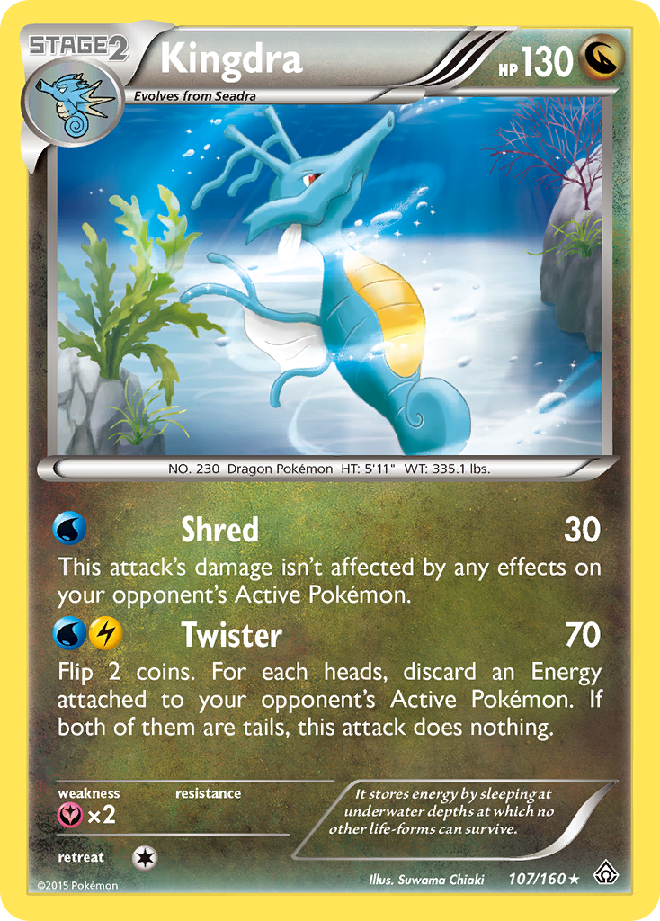 Kingdra (107/160) [XY: Primal Clash] | Exor Games New Glasgow