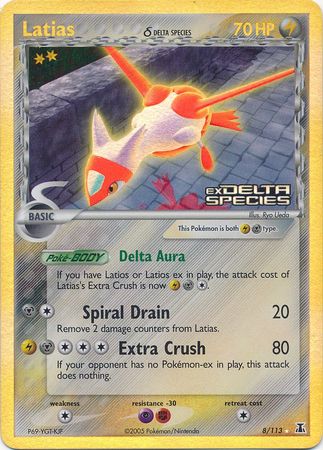 Latias (8/113) (Delta Species) (Stamped) [EX: Delta Species] | Exor Games New Glasgow