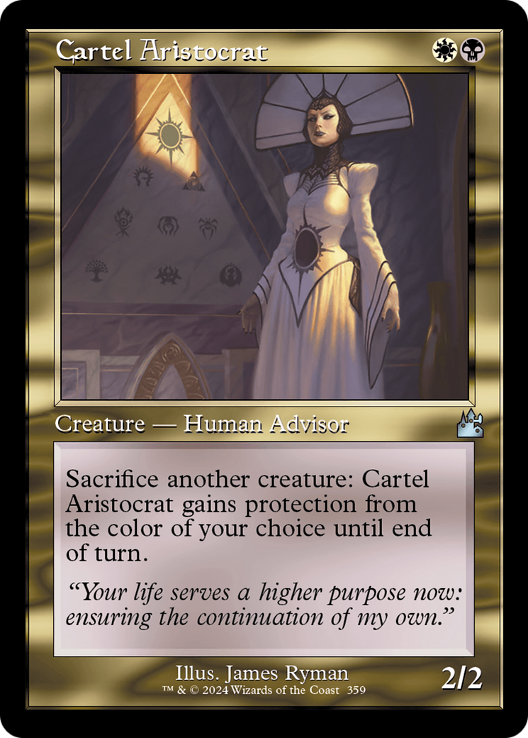 Cartel Aristocrat (Retro Frame) [Ravnica Remastered] | Exor Games New Glasgow