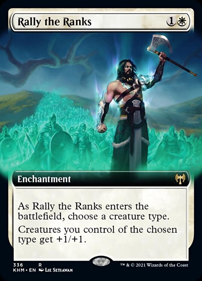 Rally the Ranks (Extended Art) [Kaldheim] | Exor Games New Glasgow