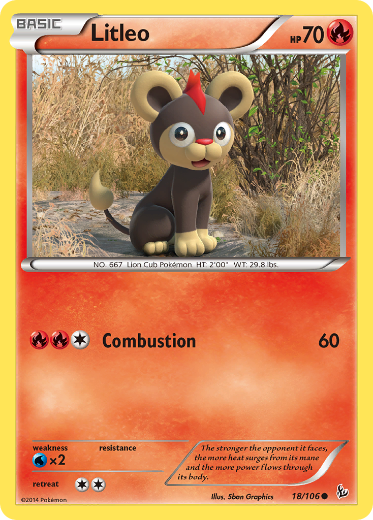 Litleo (18/106) [XY: Flashfire] | Exor Games New Glasgow