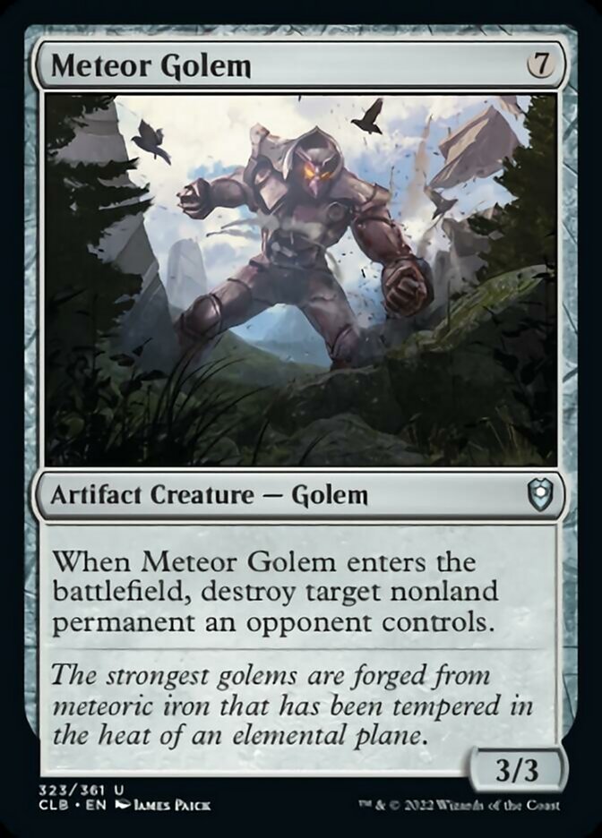 Meteor Golem [Commander Legends: Battle for Baldur's Gate] | Exor Games New Glasgow