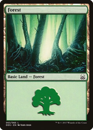 Forest (63) [Duel Decks: Mind vs. Might] | Exor Games New Glasgow