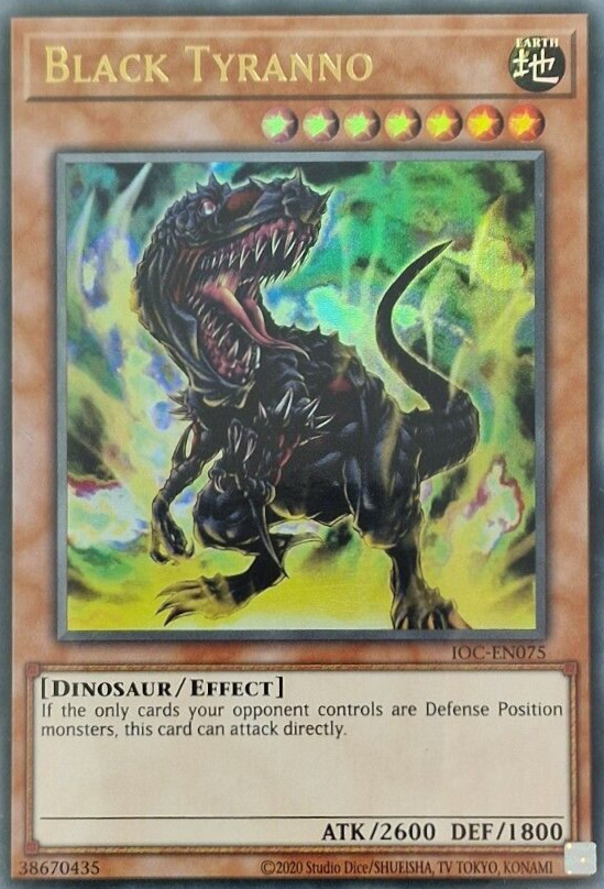 Black Tyranno (25th Anniversary) [IOC-EN075] Ultra Rare | Exor Games New Glasgow