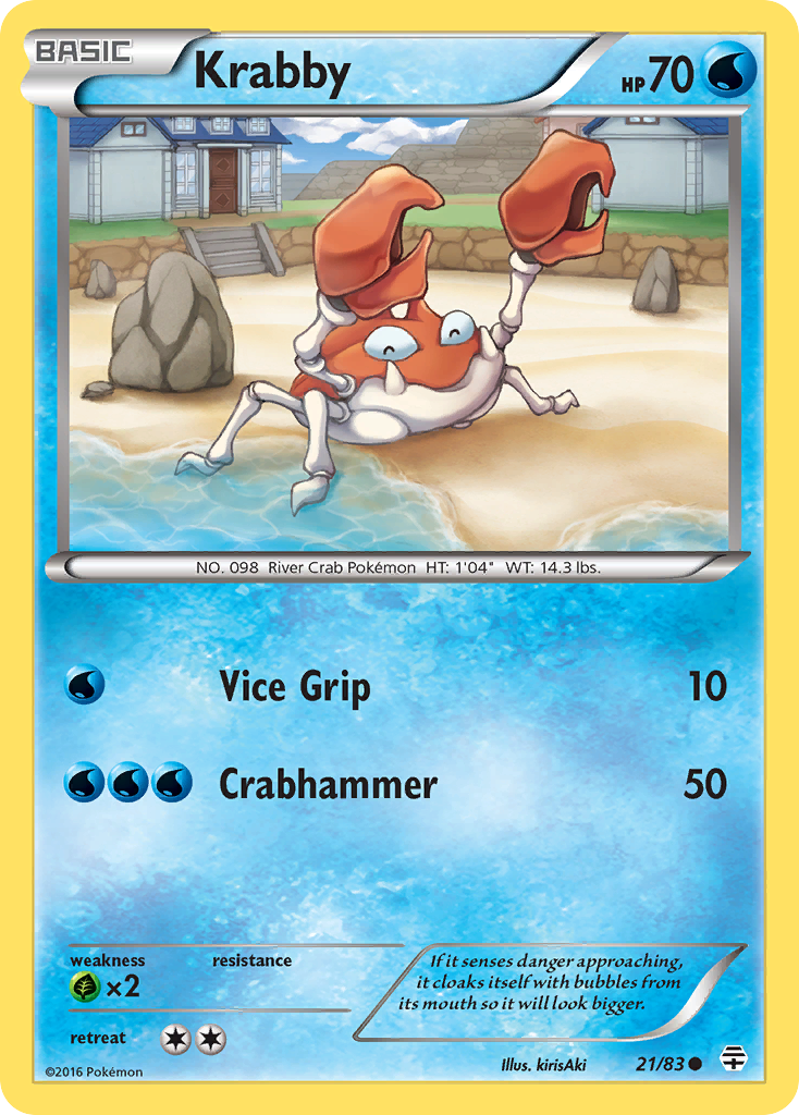 Krabby (21/83) [XY: Generations] | Exor Games New Glasgow