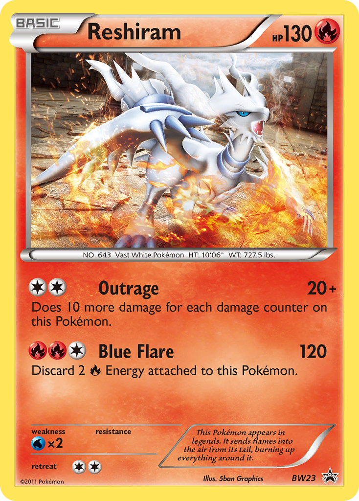 Reshiram (BW23) [Black & White: Black Star Promos] | Exor Games New Glasgow