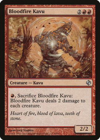 Bloodfire Kavu [Duel Decks: Venser vs. Koth] | Exor Games New Glasgow