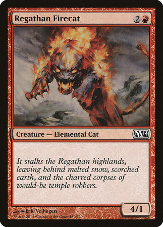 Regathan Firecat [Magic 2014] | Exor Games New Glasgow