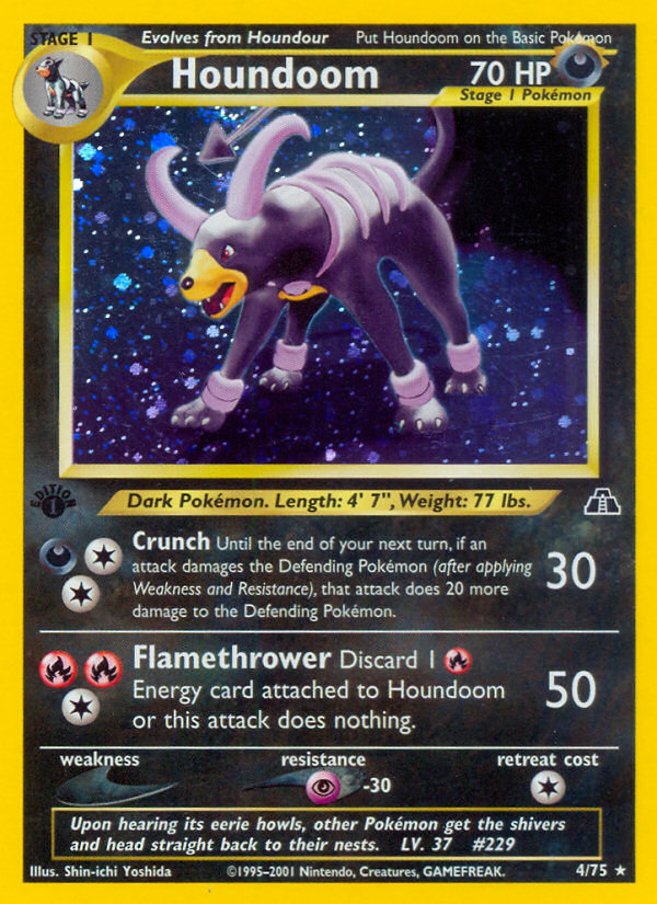 Houndoom (4/75) [Neo Discovery 1st Edition] | Exor Games New Glasgow