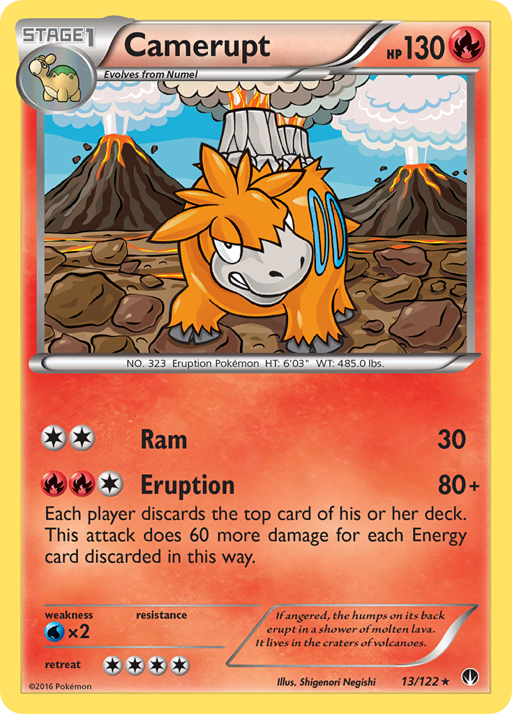 Camerupt (13/122) [XY: BREAKpoint] | Exor Games New Glasgow