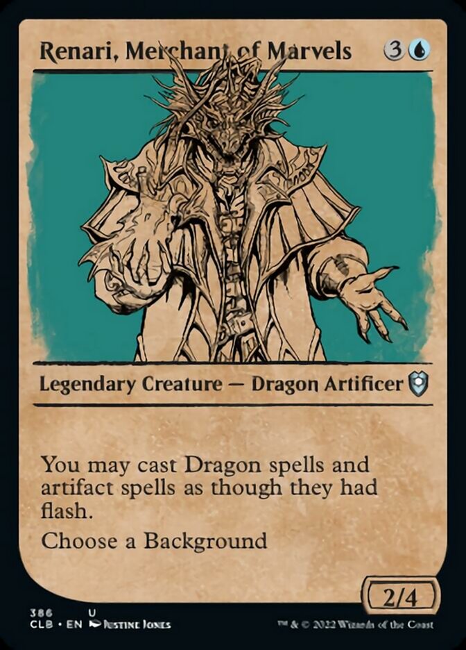 Renari, Merchant of Marvels (Showcase) [Commander Legends: Battle for Baldur's Gate] | Exor Games New Glasgow