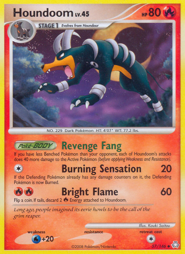 Houndoom (57/146) [Diamond & Pearl: Legends Awakened] | Exor Games New Glasgow