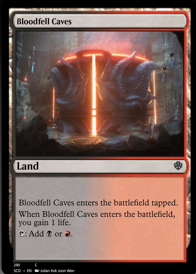 Bloodfell Caves [Starter Commander Decks] | Exor Games New Glasgow