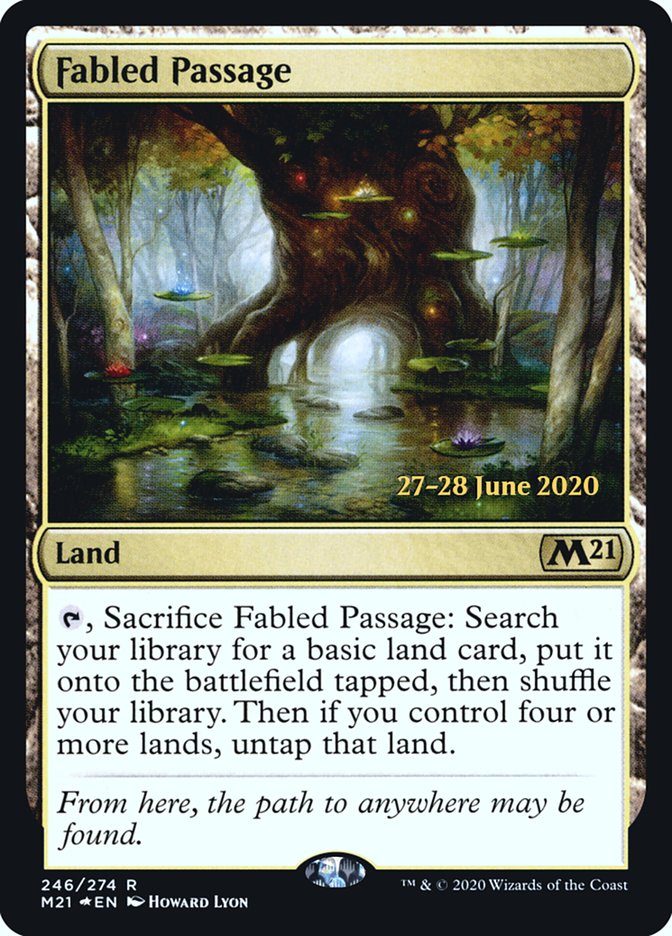 Fabled Passage  [Core Set 2021 Prerelease Promos] | Exor Games New Glasgow