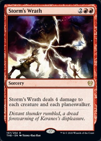 Storm's Wrath [Theros Beyond Death] | Exor Games New Glasgow