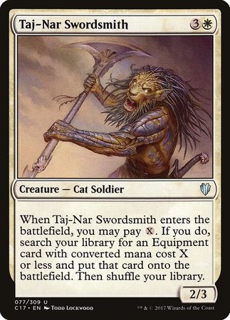 Taj-Nar Swordsmith [Commander 2017] | Exor Games New Glasgow