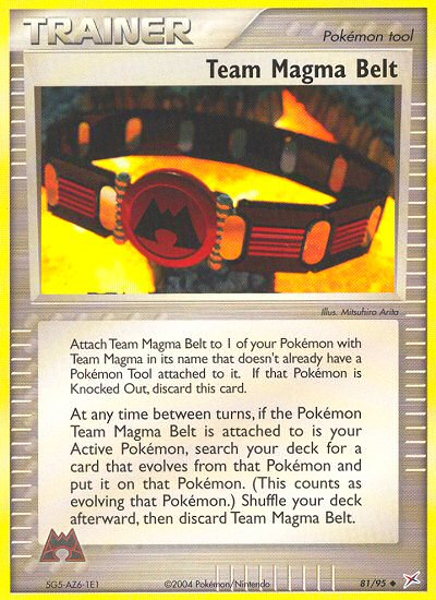 Team Magma Belt (81/95) [EX: Team Magma vs Team Aqua] | Exor Games New Glasgow