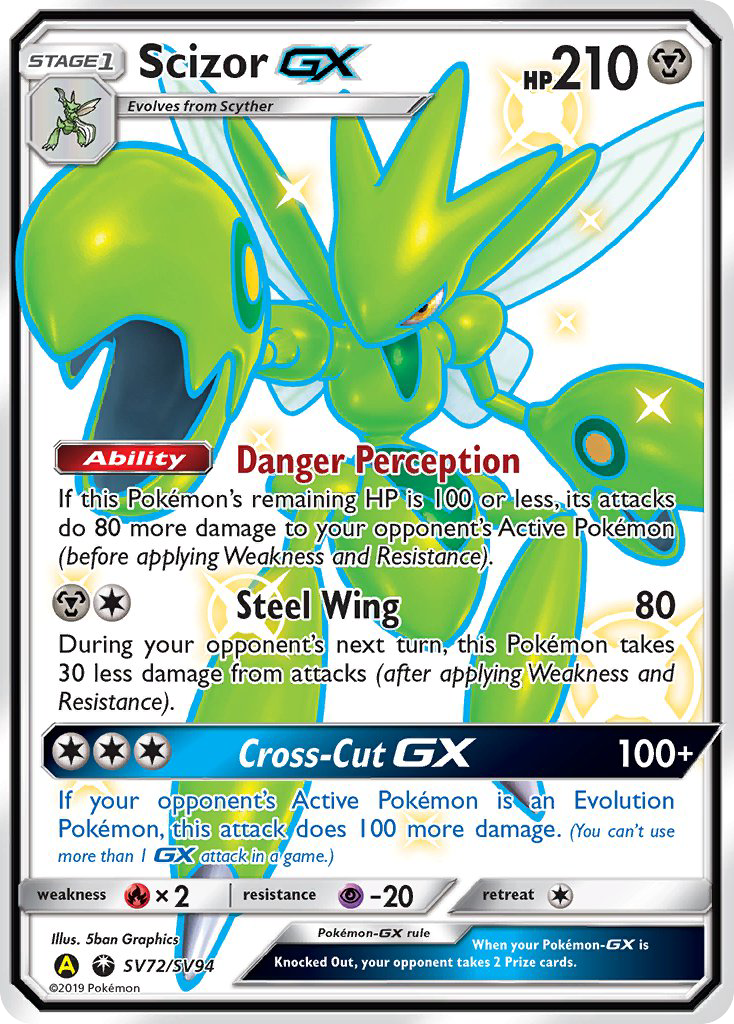 Scizor GX (SV72/SV94) [Sun & Moon: Hidden Fates - Shiny Vault] | Exor Games New Glasgow