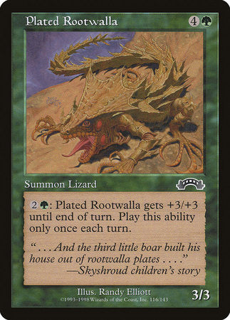 Plated Rootwalla [Exodus] | Exor Games New Glasgow
