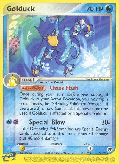 Golduck (17/100) [EX: Sandstorm] | Exor Games New Glasgow