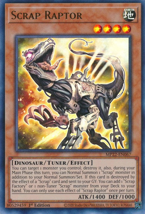 Scrap Raptor [MP22-EN067] Ultra Rare | Exor Games New Glasgow