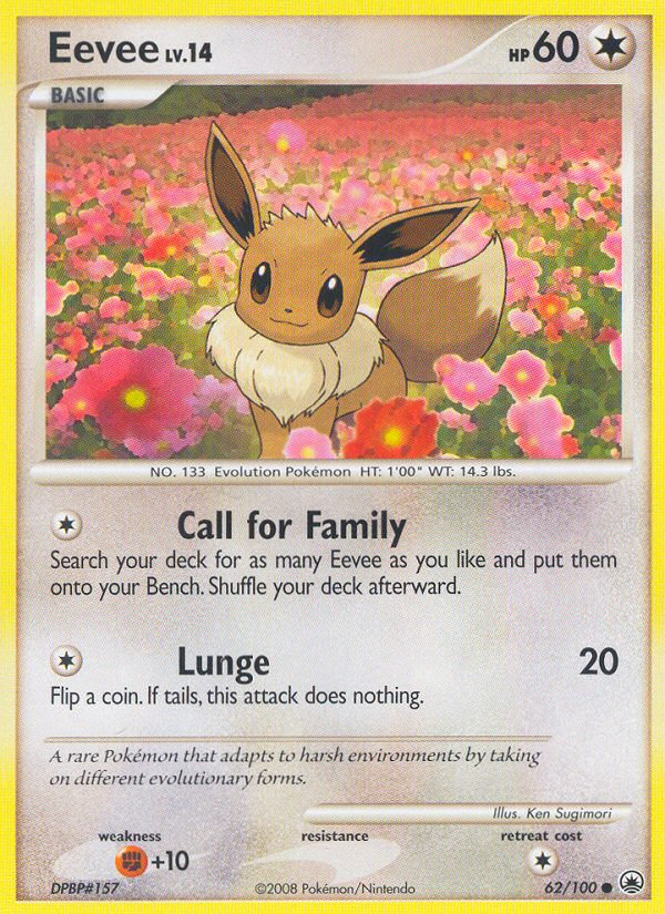 Eevee (62/100) [Diamond & Pearl: Majestic Dawn] | Exor Games New Glasgow