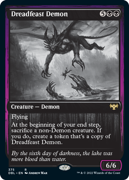 Dreadfeast Demon [Innistrad: Double Feature] | Exor Games New Glasgow