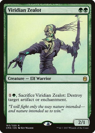 Viridian Zealot [Commander Anthology] | Exor Games New Glasgow