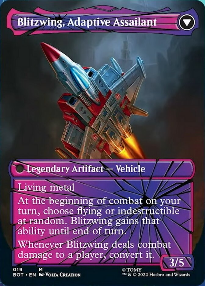 Blitzwing, Cruel Tormentor // Blitzwing, Adaptive Assailant (Shattered Glass) [Universes Beyond: Transformers] | Exor Games New Glasgow