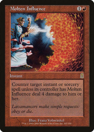 Molten Influence [Odyssey] | Exor Games New Glasgow