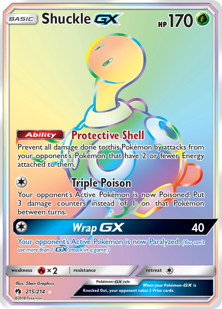 Shuckle GX (215/214) [Sun & Moon: Lost Thunder] | Exor Games New Glasgow