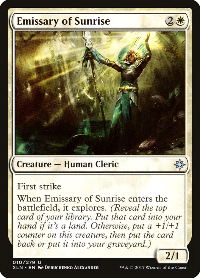 Emissary of Sunrise [Ixalan] | Exor Games New Glasgow