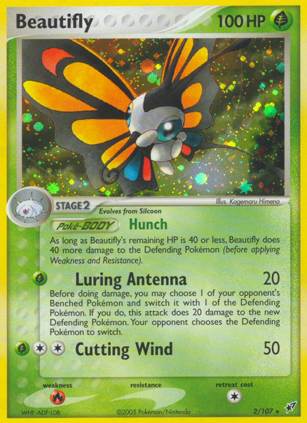 Beautifly (2/107) [EX: Deoxys] | Exor Games New Glasgow