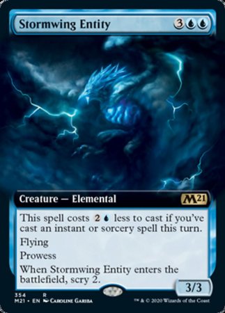 Stormwing Entity (Extended Art) [Core Set 2021] | Exor Games New Glasgow
