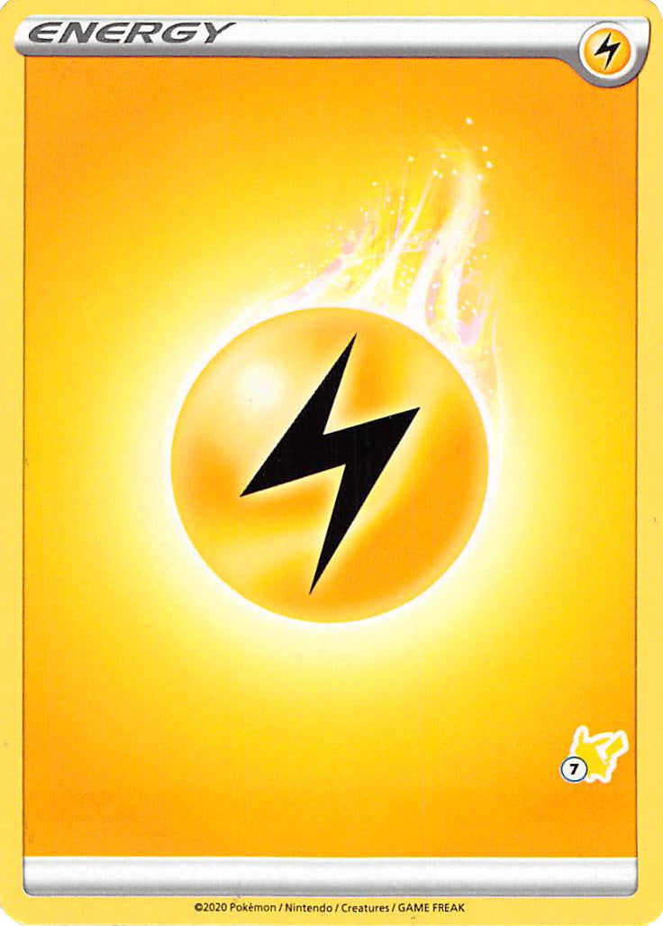 Lightning Energy (Pikachu Stamp #7) [Battle Academy 2022] | Exor Games New Glasgow