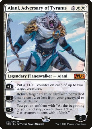 Ajani, Adversary of Tyrants [Core Set 2019] | Exor Games New Glasgow