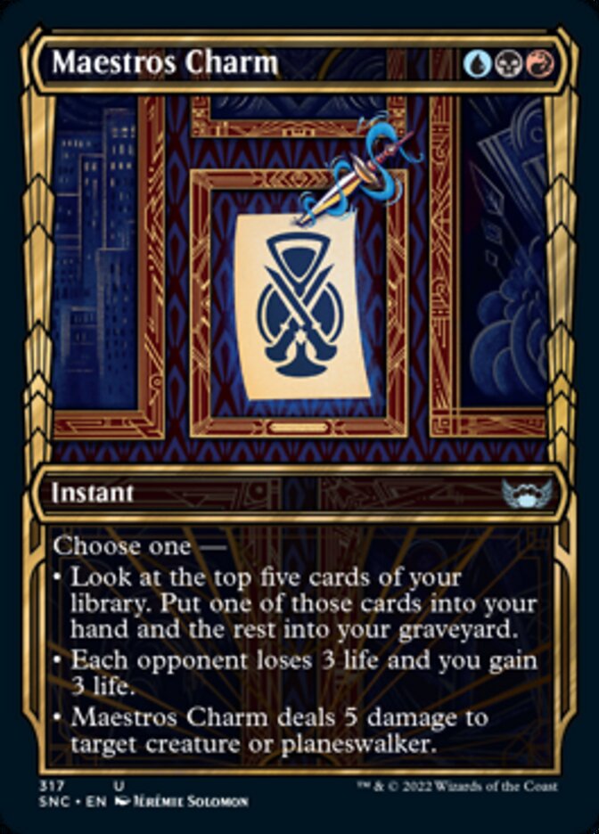 Maestros Charm (Showcase Golden Age) [Streets of New Capenna] | Exor Games New Glasgow