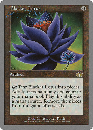 Blacker Lotus [Unglued] | Exor Games New Glasgow