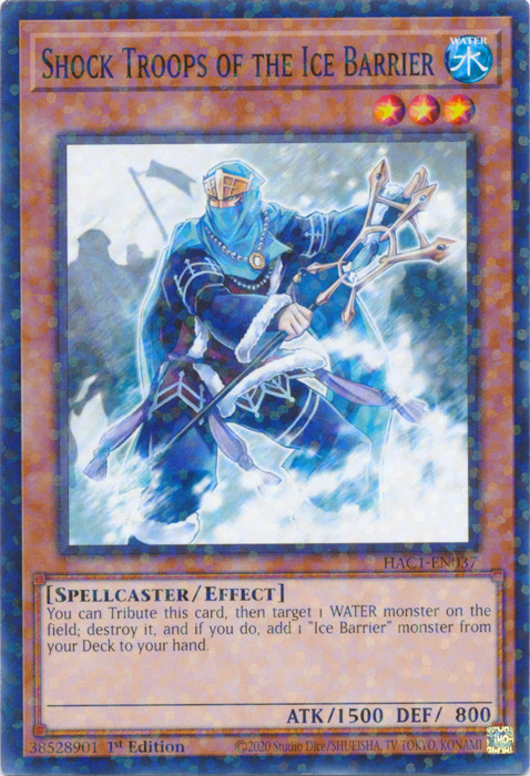 Shock Troops of the Ice Barrier (Duel Terminal) [HAC1-EN037] Common | Exor Games New Glasgow