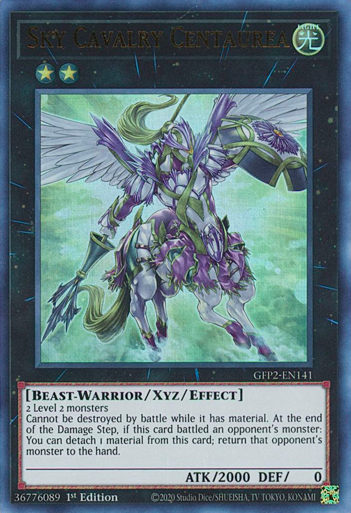 Sky Cavalry Centaurea [GFP2-EN141] Ultra Rare | Exor Games New Glasgow