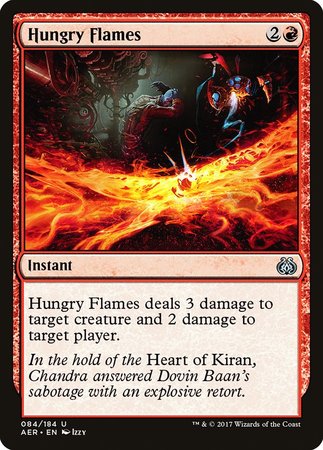 Hungry Flames [Aether Revolt] | Exor Games New Glasgow